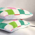 Retro Holiday chequered board pattern - candy Pillow Sham Gallery Image 3