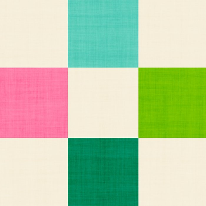 Retro Holiday chequered board pattern - candy Coffee Mug Gallery Image 2