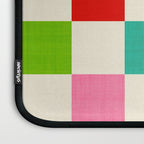 Retro Holiday chequered board pattern - candy Laptop Sleeve Gallery Image 3