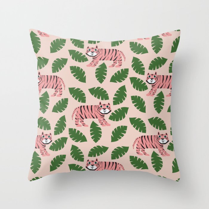 Tigers, Oh My! Throw Pillow Gallery Image 6