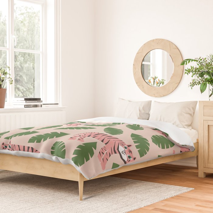 Tigers, Oh My! Duvet Cover Gallery Image 2