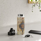 Heriz Silk Northwest Persian Carpet Print Water Bottle Gallery Image 4