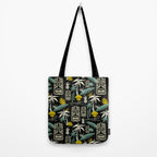 Island Tiki - Black Tote Bag Gallery Image 2