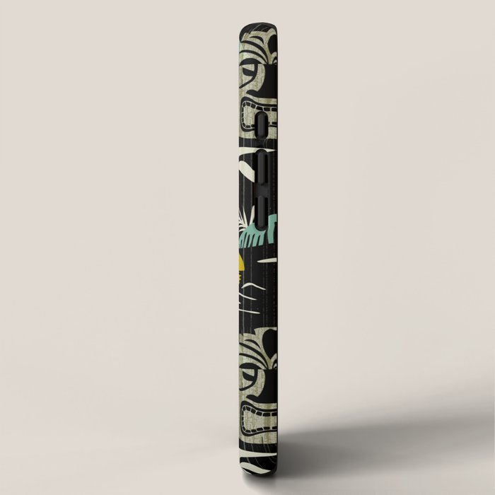 Island Tiki - Black iPhone Case Gallery Image 2