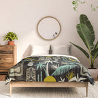Island Tiki - Black Comforter Gallery Image 3
