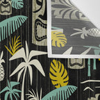 Island Tiki - Black Wall Tapestry Gallery Image 3