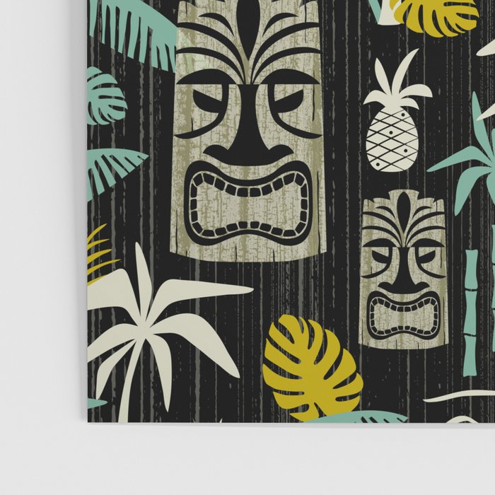 Island Tiki - Black Poster Gallery Image 3