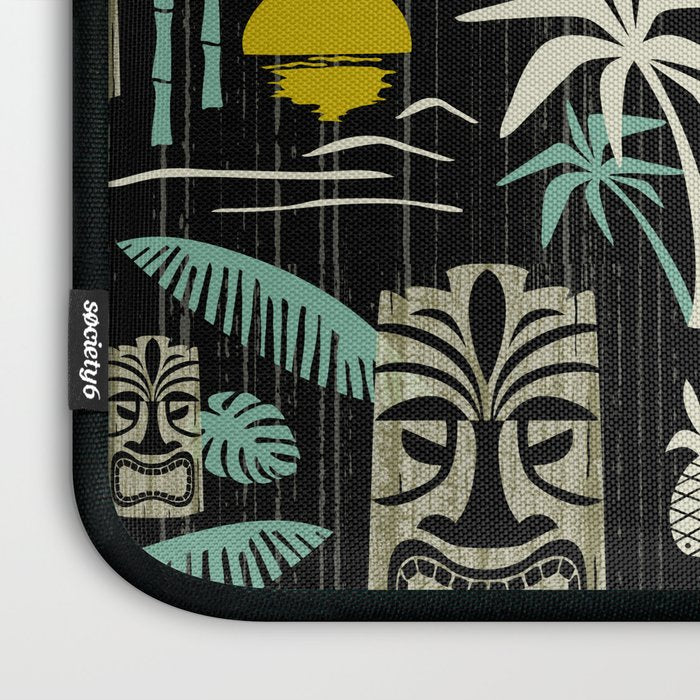 Island Tiki - Black Laptop Sleeve Gallery Image 3