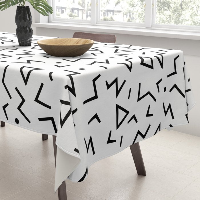 Memphis Pattern 13 - 80s Retro Tablecloth Gallery Image 3
