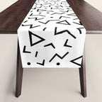 Memphis Pattern 13 - 80s Retro Table Runner Gallery Image 1