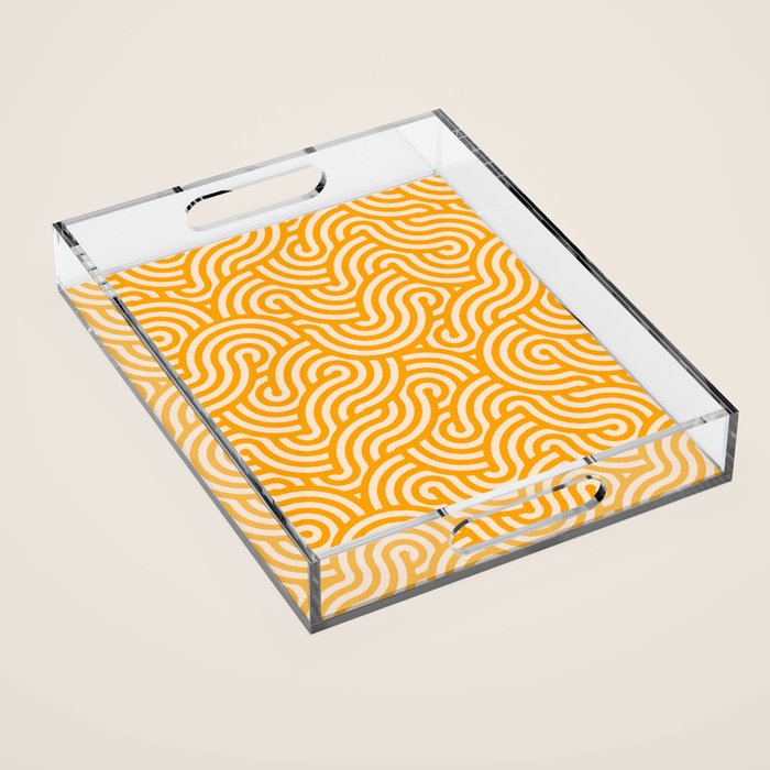 SWIRL Honey and Oat Acrylic Tray Gallery Image 1