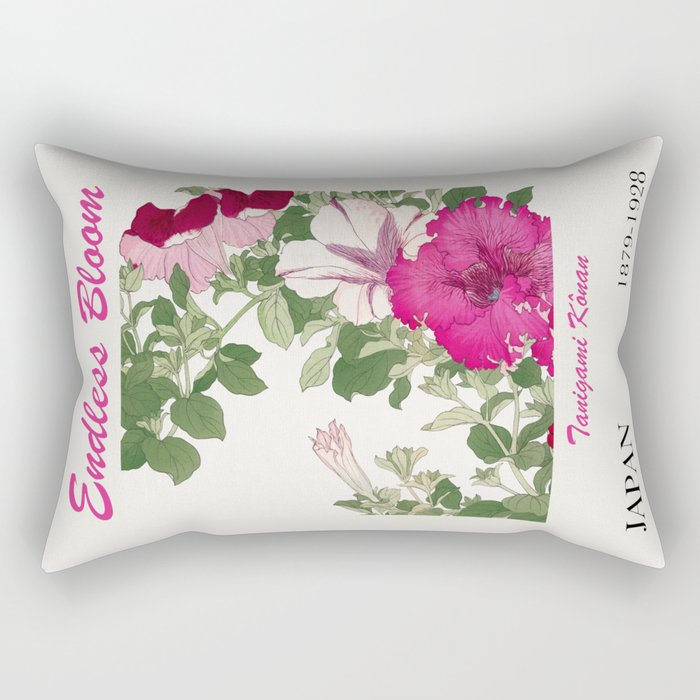 Endless Bloom Rectangular Pillow Gallery Image 1