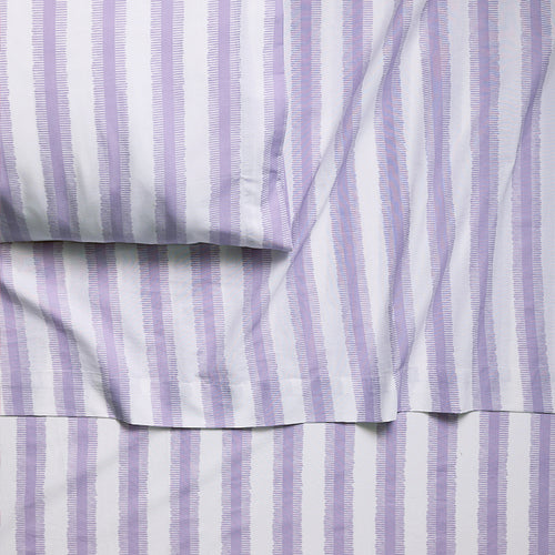 Feathered Stripes Brushed Cotton Sheet Set