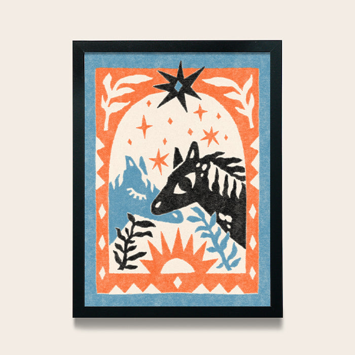 Horse Protector Framed Poster