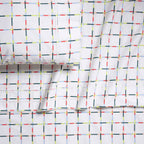 Mod Windowpane Brushed Cotton Sheet Set