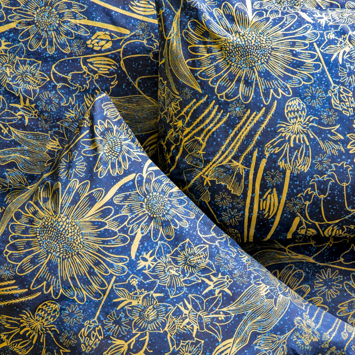 Nocturnal Meadow Brushed Cotton Duvet Cover Set