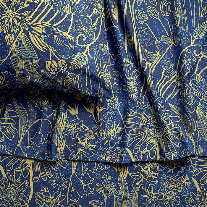 Nocturnal Meadow Brushed Cotton Sheet Set