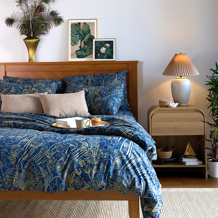 Nocturnal Meadow Brushed Cotton Sheet Set