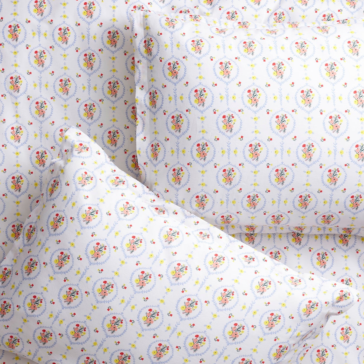 Sweet Posie Vignette Brushed Cotton Duvet Cover Set