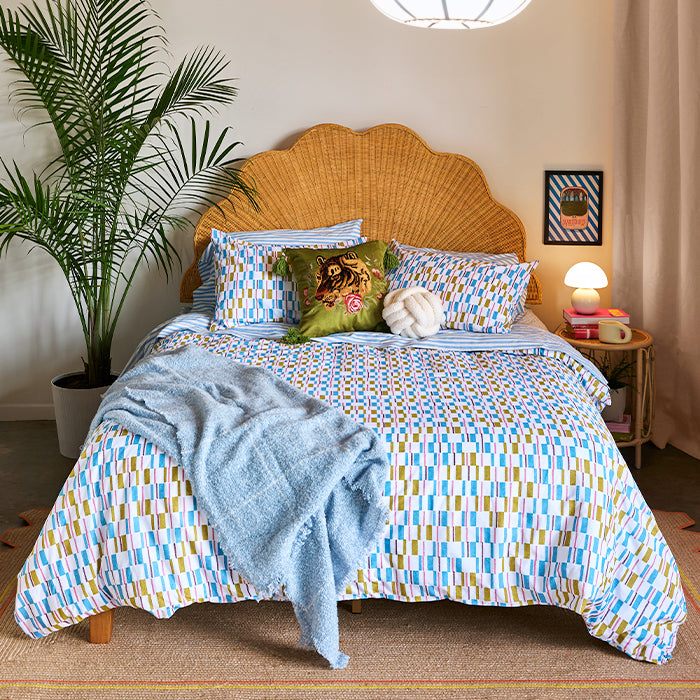 Syncopate Brushed Cotton Duvet Cover Set