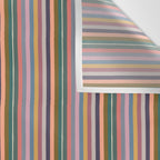Muted Color Stripes of Joy Wall Tapestry Gallery Image 3