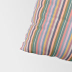 Muted Color Stripes of Joy Pillow Sham Gallery Image 4