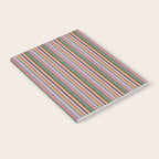 Muted Color Stripes of Joy Notebook Gallery Image 2