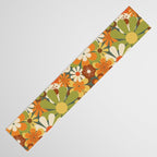 70's Retro Flowers Print Table Runner Gallery Image 3