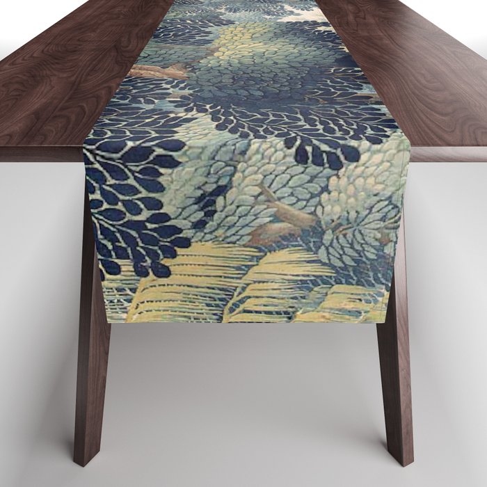 Antique 17th Century Verdure Flemish Tapestry Table Runner Gallery Image 1