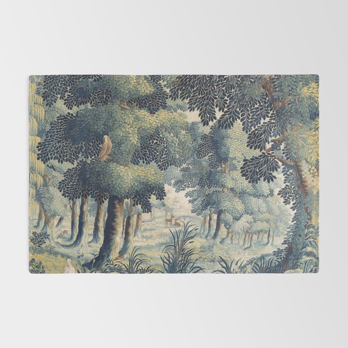 Antique 17th Century Verdure Flemish Tapestry Rug Gallery Image 2