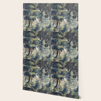 Antique 17th Century Verdure Flemish Tapestry Wallpaper Gallery Image 2