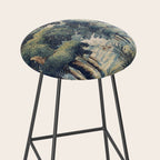 Antique 17th Century Verdure Flemish Tapestry Stool Gallery Image 2
