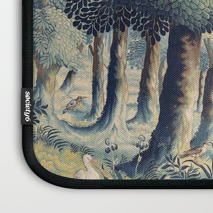Antique 17th Century Verdure Flemish Tapestry Laptop Sleeve Gallery Image 3