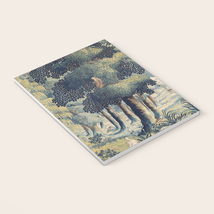 Antique 17th Century Verdure Flemish Tapestry Notebook Gallery Image 3
