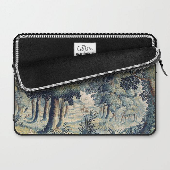 Antique 17th Century Verdure Flemish Tapestry Laptop Sleeve Gallery Image 2