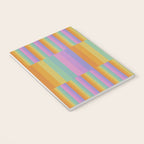 Mixed Stripes Pattern I Colorful Rainbow Notebook Gallery Image 3