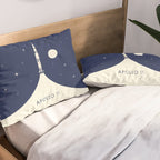 Apollo 11 Space - Saturn Rocket B Pillow Sham Gallery Image 2