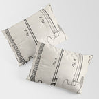 Bass Guitar Patent - Bass Guitarist Art - Antique Pillow Sham Gallery Image 3