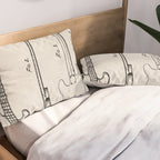 Bass Guitar Patent - Bass Guitarist Art - Antique Pillow Sham Gallery Image 2