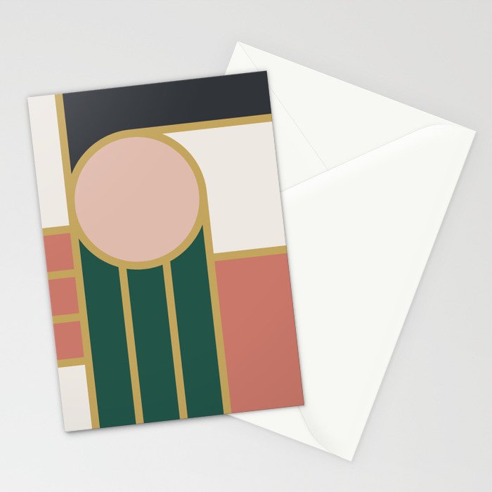 Maximalist Geometric 04B Stationery Card Gallery Image 2