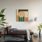 Maximalist Geometric 04B Wood Wall Art Gallery Image 2