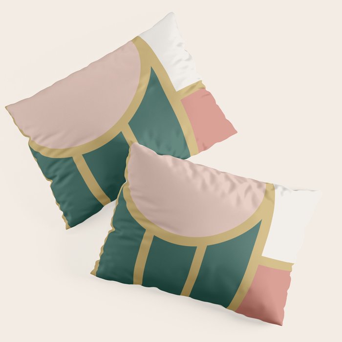 Maximalist Geometric 04B Pillow Sham Gallery Image 1