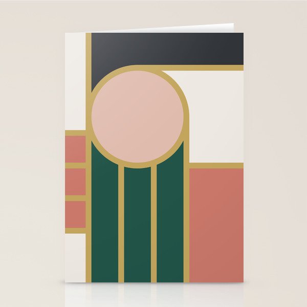 Maximalist Geometric 04B Stationery Card Gallery Image 1