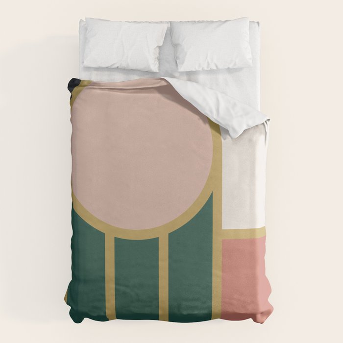 Maximalist Geometric 04B Duvet Cover Gallery Image 1
