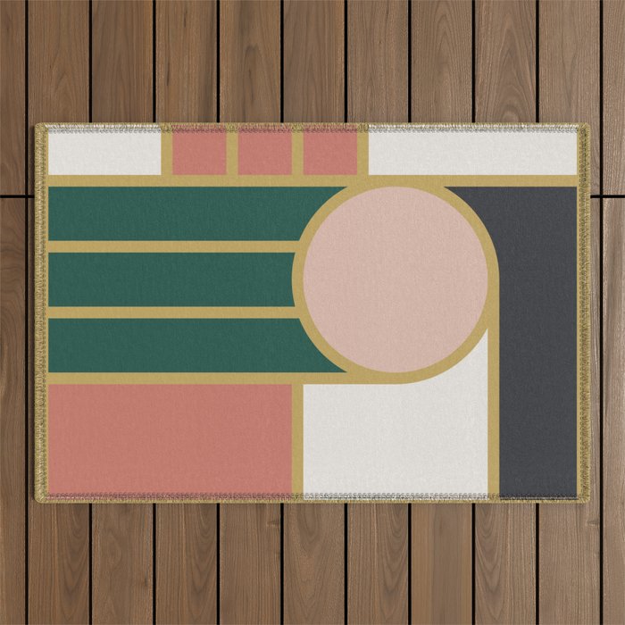 Maximalist Geometric 04B Outdoor Rug Gallery Image 1