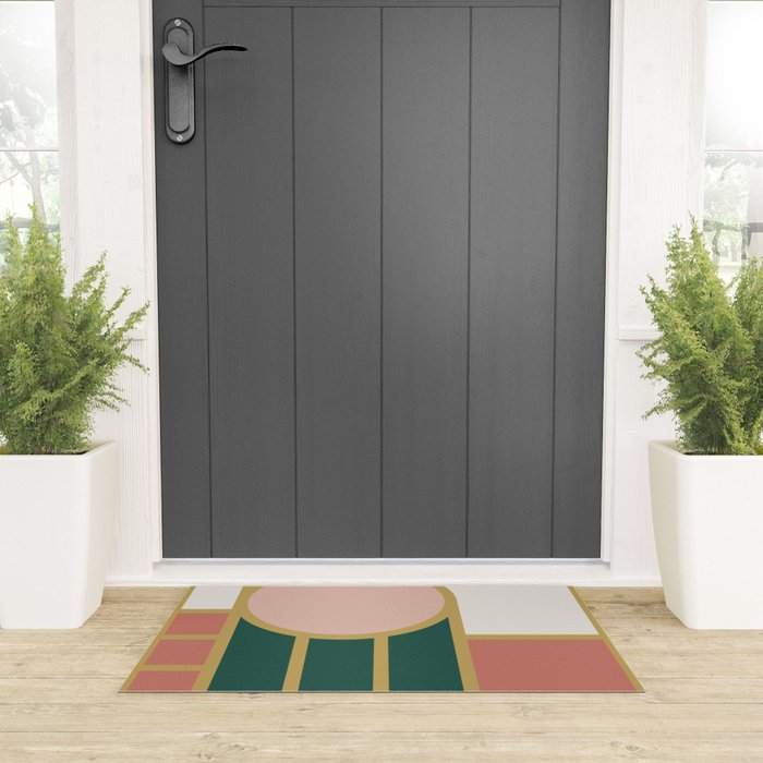 Maximalist Geometric 04B Welcome Mat Gallery Image 3