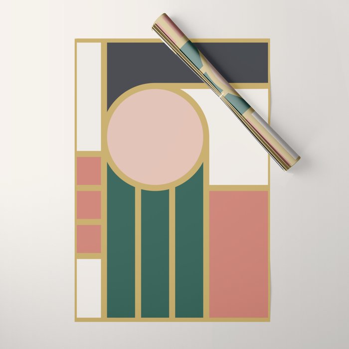 Maximalist Geometric 04B Wrapping Paper Gallery Image 1