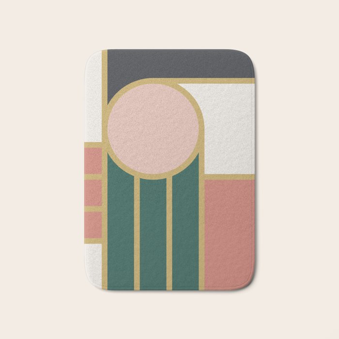 Maximalist Geometric 04B Bath Mat Gallery Image 1