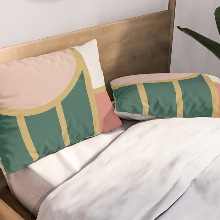Maximalist Geometric 04B Pillow Sham Gallery Image 2