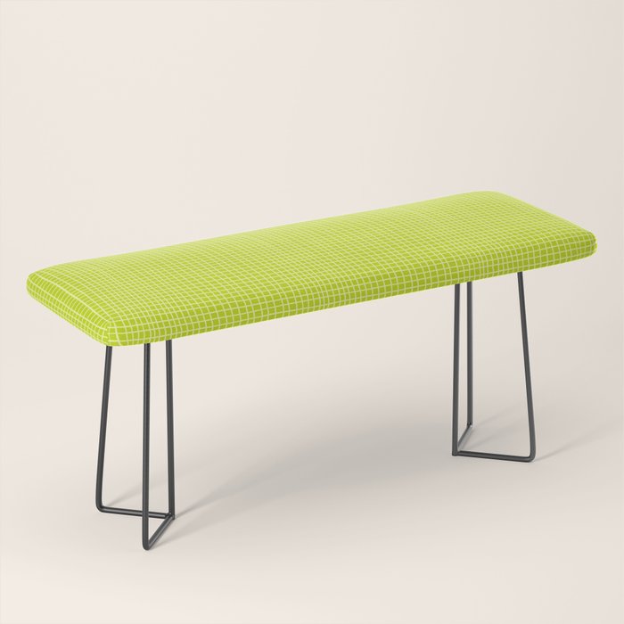 Fresh Lime Grid Bench Gallery Image 1